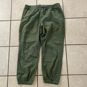 J.Crew green joggers size 12